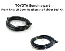 Toyota Genuine Land Cruiser Front Rh Lh Door Weatherstrip Rubber Seal Kit New
