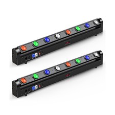 Moving Head DJ Light Bar,120W RGBW 4IN1 LED Stage Light DJ Lights Bar with St...