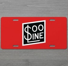 Soo Line Railroad 6 x 12 Novelty Aluminum License Plate Made In USA New!