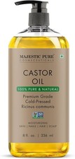 Majestic Pure Castor Oil | 100% Natural | Premium Grade Cold Pressed | Hair, Ey