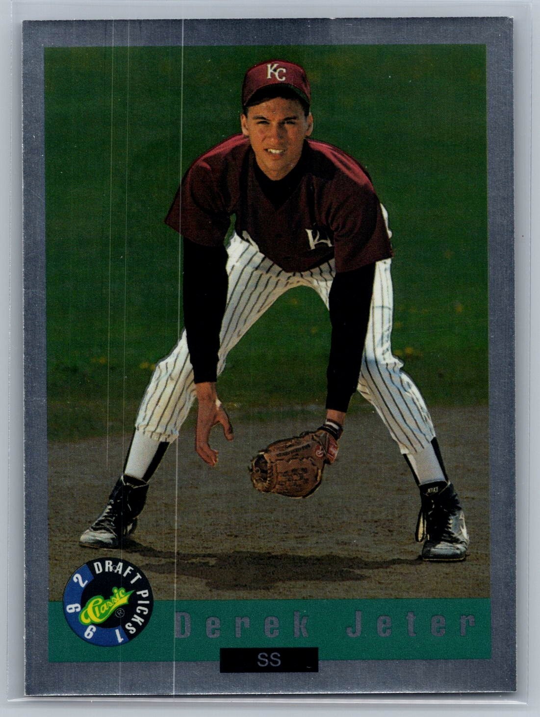 1992 Classic Draft Picks - Bonus Foil Derek Jeter #6 (RC) - HOF NM-MT *TEXCARDS*