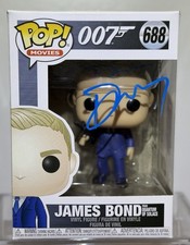 Daniel Craig Signed James Bond 007 Funko Pop 688 Autographed Beckett Authentic
