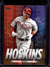 2020 Topps Rhys Hoskins Player Highlights Gold #/50 Phillies