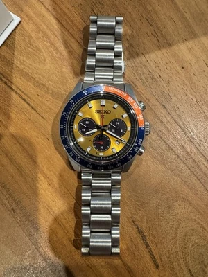 SEIKO SSC947P1 PROSPEX Mod. SPEEDTIMER POGUE PEPSI SOLAR - Bild 1 von 4