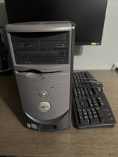 Dell Dimension 2350 Intel Pentium Vintage 2003 Desktop RUNNING READ