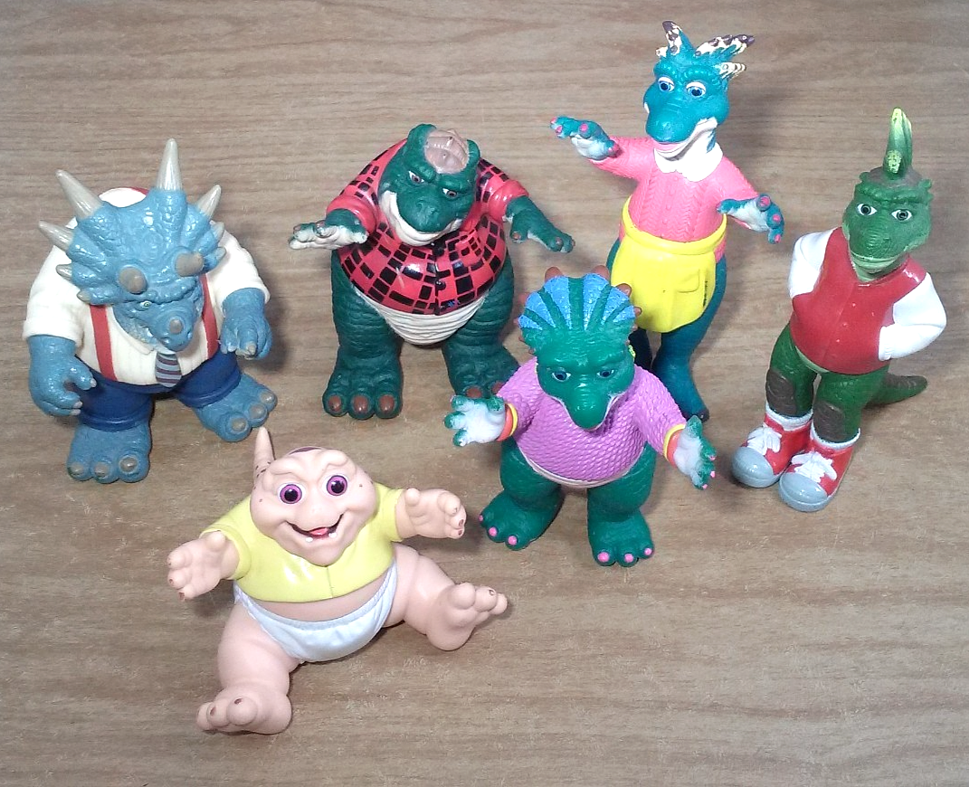 Set of 6 Disney Dinosaurs TV Show Sinclair Family Figures Jim