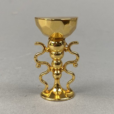 Vintage Loris Azzaro Paris Perfume  gold tone Collectible Pin 2''