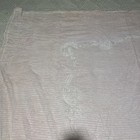  Vintage Pink and White Chenille Blanket Bedspread ~ 94 inches by 96 inches — photo 1