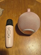 Pink Karaoke Machine with microphone