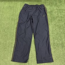 Vintage 00s Nike Track Pants Windbreaker Nylon Large Baggy Athletic Leisure Y2K
