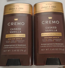 Cremo Casket Vanilla Antiperspirant & Deodorant-Pack of 2 -Free Shipping
