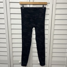 Spanx Look At Me Now Camo Seamless Leggings Women  s Size Medium Heather Gray