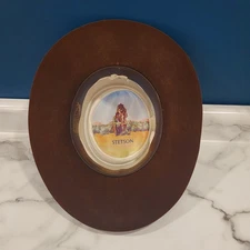 Vintage Stetson 3X Beaver Western Cowboy Hat Brown Size Large USA Excellent 