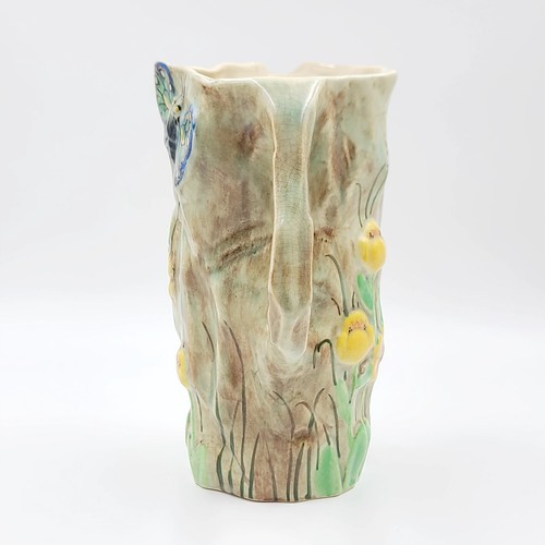 VTG ED RADFORD PITCHER ENGLAND "BUTTERFLY WARE" POTTERY 9” HAND PAINTED C1939 - Picture 3 of 15