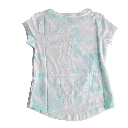 Nautica Girls' Short Sleeve Tie-Dye Graphic T-Shirt Blue Light Tie-Dye 4T - Picture 3 of 6