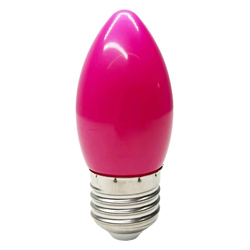 Coloured LED Candle Light Bulbs B22 E27 Screw 2W Red Blue Pink White Orange 220V - Picture 19 of 23