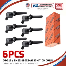 6X Ignition Coil For Motorcraft For Ford Mazda Mercury DG513 2M2Z-12029-AC NEW