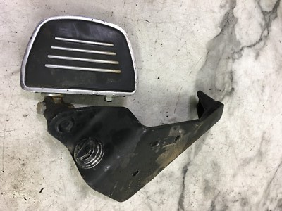 89 Harley Davidson FXSTS Springer Softail front right foot rest peg and mount