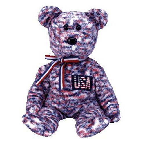 TY Beanie Baby - USA the Bear (USA (8.5 inch) - Picture 1 of 1