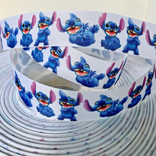 YARD DISNEY STITCH LILO CHILDREN GROSGRAIN RIBBON CHARACTER CRAFT CAKE BOW