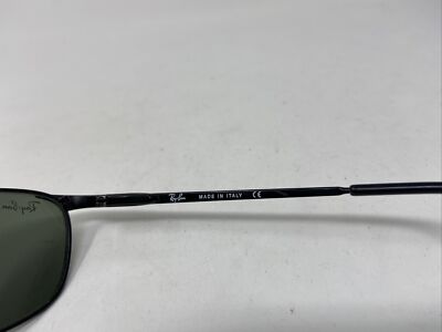 レイページ② RAY BAN ITALY RB 3132 PS MS 006 BLACK 56/18 GREEN GLASS LENS FU95