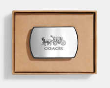 COACH "Horse  Carriage" plaque belt buckle CE865 - New in package. Free ship.