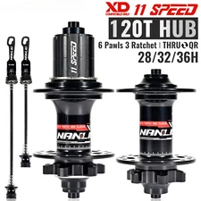 XD HG MS 28/32/36 Holes Mountain Bike Hubs 120Clicks Front 9*100mm Rear 135*10mm