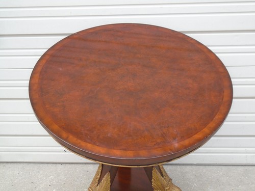 HOLD Maitland Smith Acanthus Center Table Winged Koi Dolphin Head Neoclassical - Picture 8 of 18