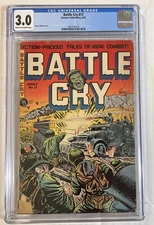 BATTLE CRY #17 (STANMOR 1959) CGC 3.0 🔥 GOLDEN AGE PRE-CODE WAR COMICS!
