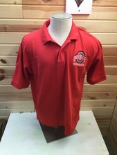 Vintage Crystal Springs Mens Polo Size XL Ohio State Buckeyes USA Made