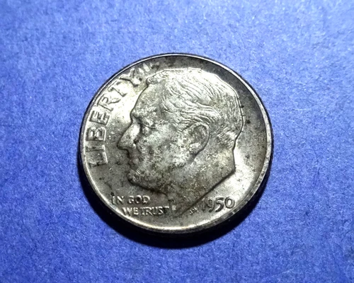 1950 Roosevelt Dime  BU