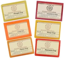 Khadi Natural Natural Bathing Soap Herbal Anti Bacterial Soap Assorted Set Of 6