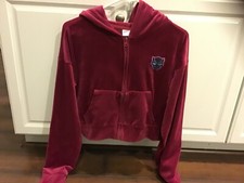 Wankanda Forever Violet Velour zip-up sweat suit medium