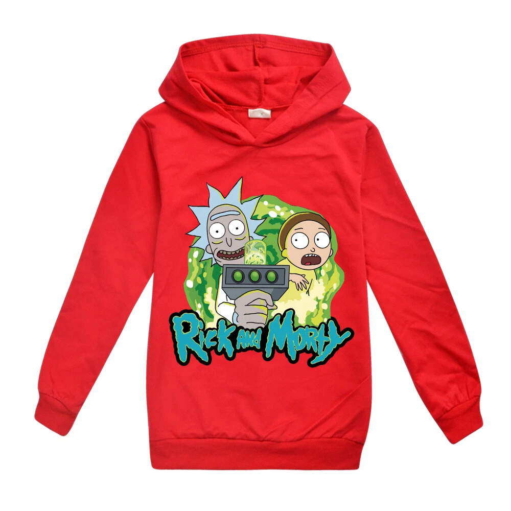 2023 RICK AND MORTY Hoodie Kids Boys Girls Hoodie Casual Hooded