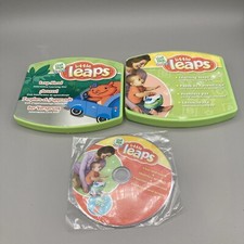 Lot of 3 Leap Frog Baby Little Leaps Learning Steps, Leap Ahead, View-and-Learn