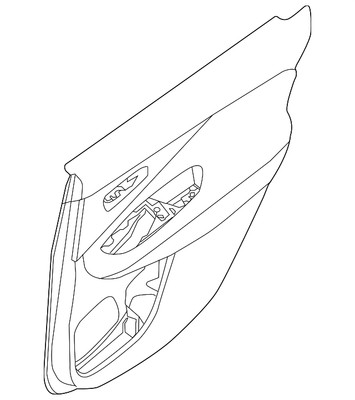 Genuine Nissan Door Trim Panel 82900-9UH5A