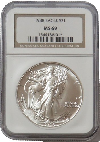 2019 Fine Silver 1 Oz American Eagle Dollar PCGS MS 69 | eBay