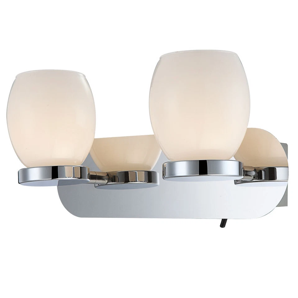 Lampada LED Interruttore Argento Cucina Vetro Illuminazione 6W Parete Piano Büro - Immagine 2 di 4