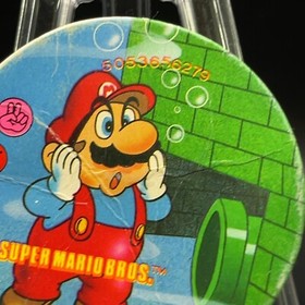 Mario Water Menko Super Mario Bros Famicom Card Nintendo 1985 NES Japanese