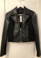 Bebe Cropped Lapel Jacket Black (new With Tags)