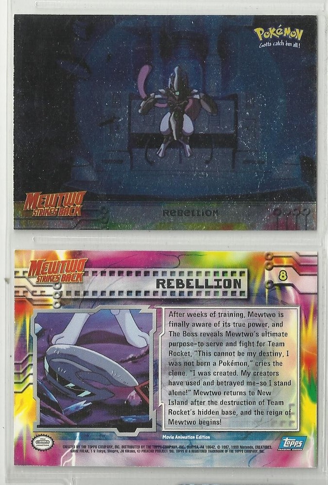 1999 Pokemon: Movie Edition (Topps) RAINBOW FOIL 