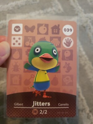 SUPER VENDITA! Jitters # 039 Animal Crossing Amiibo Card