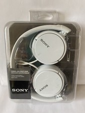 Sony MDR-ZX110 Ear-Pad On the Ear Headband Headphones - White