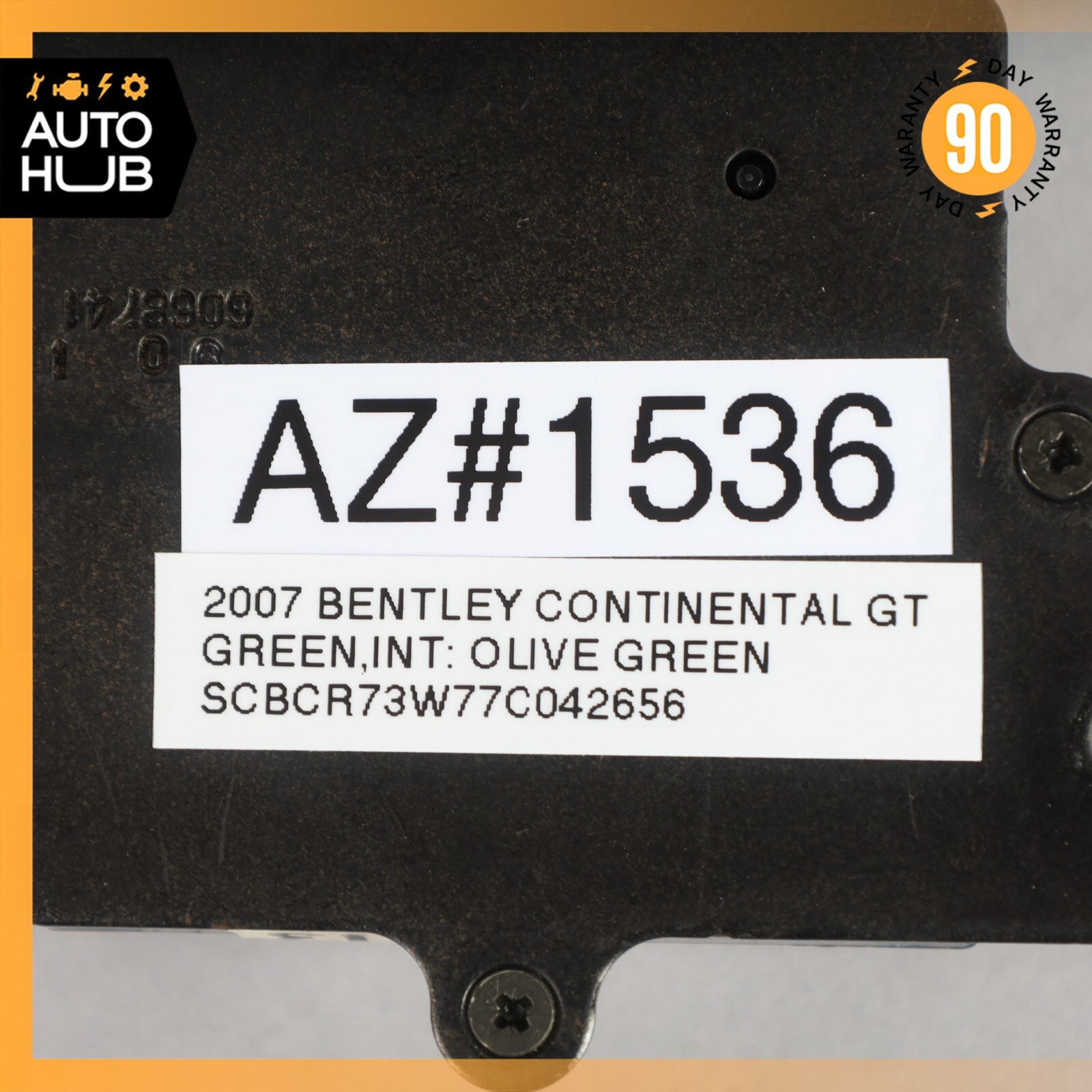 03-10 Bentley Continental GT GTC Safety Bag Sensor SRS Control Module OEM