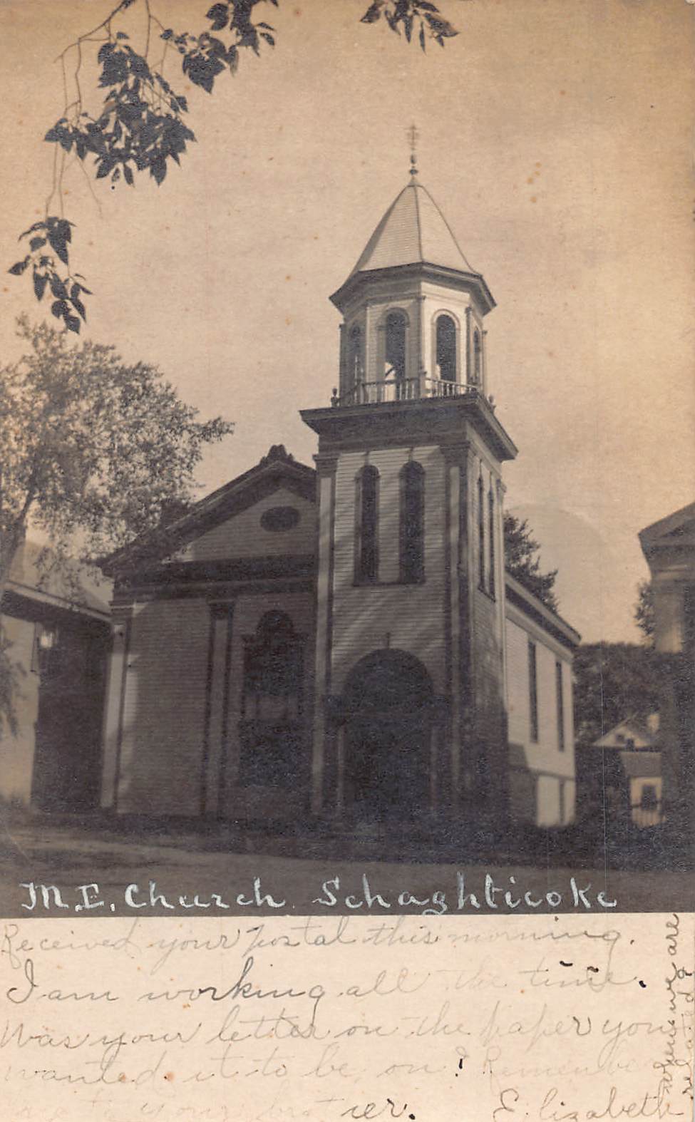 J84/ Schaghticoke New York RPPC Postcard c1910 M.E. Church 128 eBay