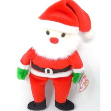 Vintage 1998 Ty Beanie Babies Christmas Santa with Tags VGC
