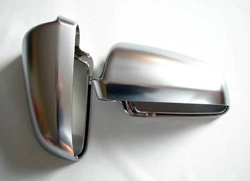 Audi A3 8P Aluminum Matt Finish Wing Mirror Door Caps Cover Case Housing S Line