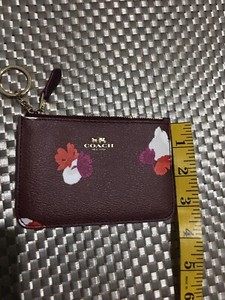coach small keychain wallet
