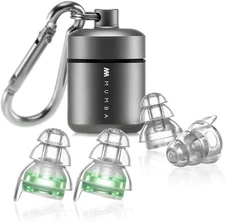 Mumba Reusable High Fidelity Ear Plugs, 24dB Advanced Filter Tech Ear Protection