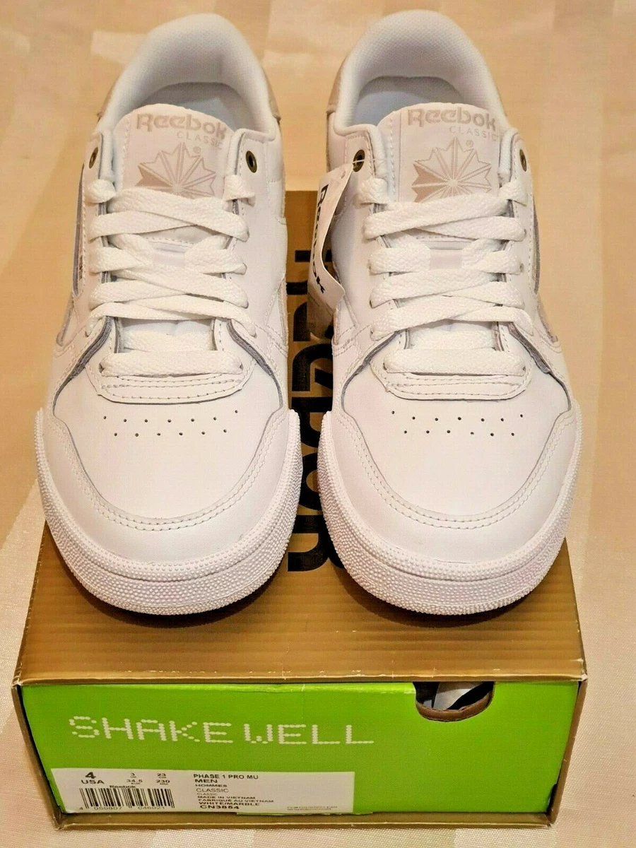 Reebok Phase 1 MU 'White Marble' New (4 US) Air pump tn club revenge | eBay